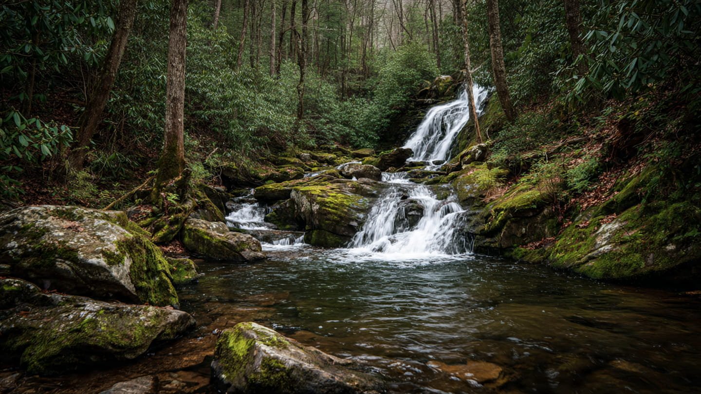 Looking Glass Falls NC – Easy Waterfall Near Asheville