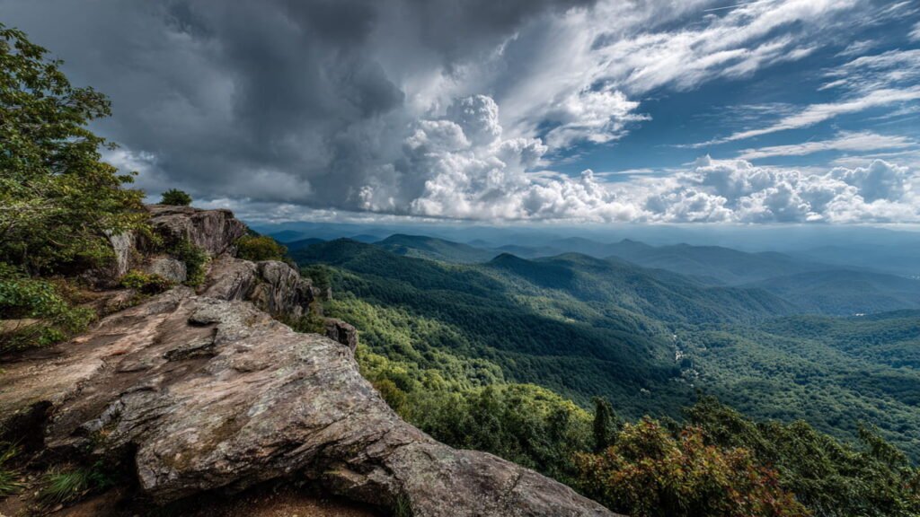 Looking Glass Rock near Brevard, North Carolina