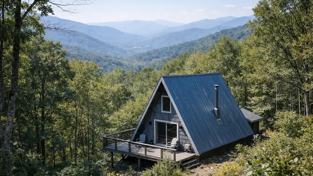 Illustrative image of a lodging in Western North Carolina, not a photo of Country Cabins