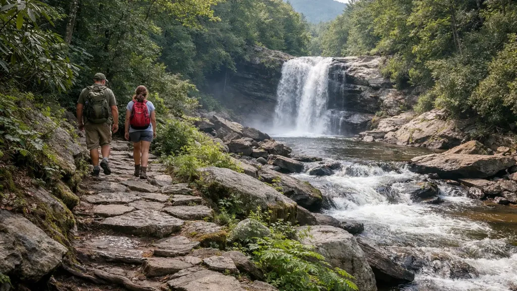 65-foot waterfall at Elk Falls
