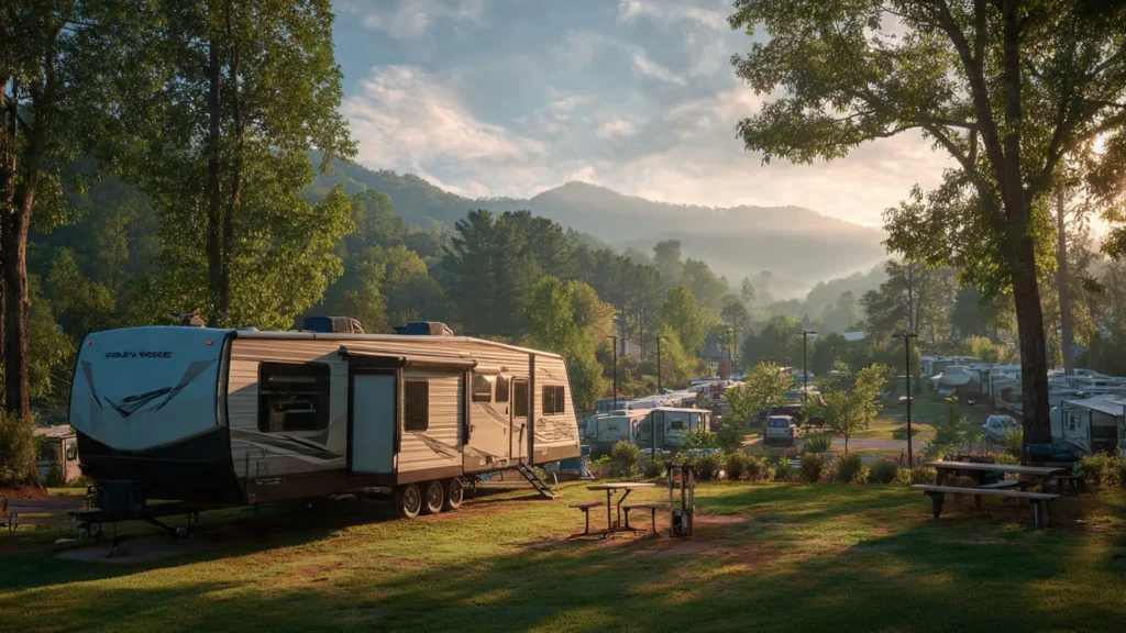 Maddox Meadows RV Park in Western North Carolina
