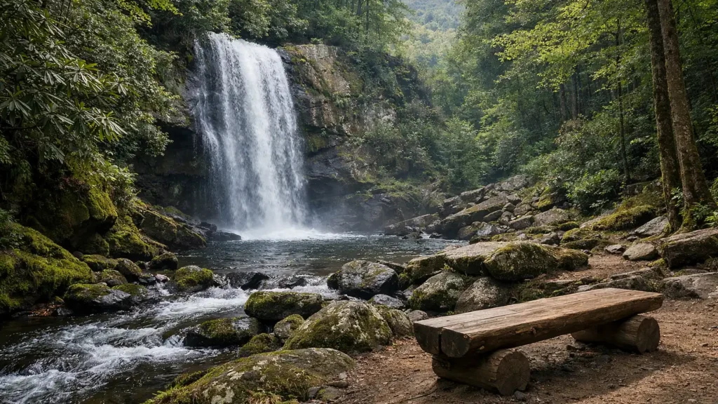 41-foot waterfall at Mouse Creek Falls