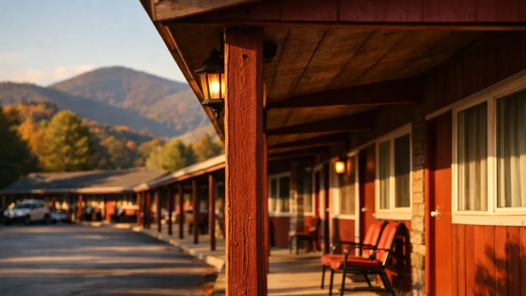 Illustrative image of a lodging in Western North Carolina, not a photo of 1898 Waverly Inn